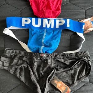 Set of Three Jock and Thong Brand New! Designer Brands!